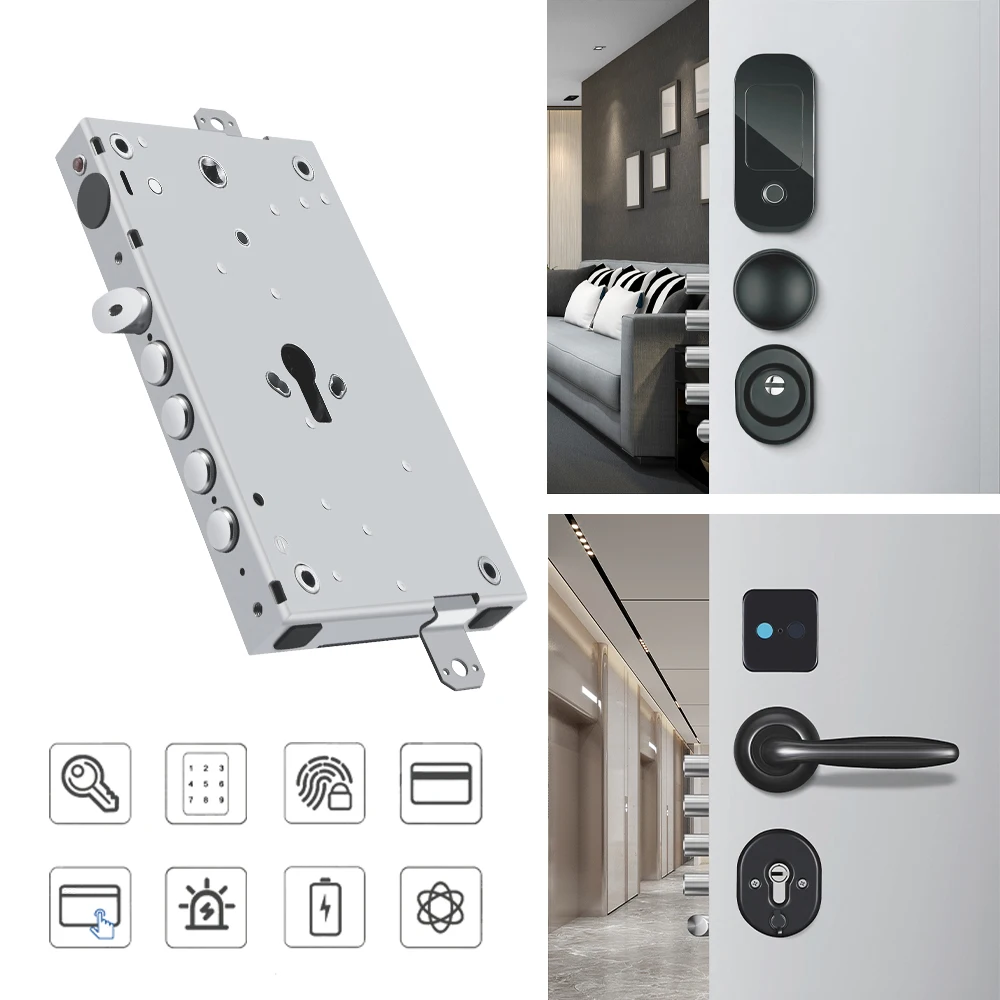 Finger Mobile Home Smart Door Lockset Fingerprint Lock For Door Keyless Entry Door Lock Electronic Pueta Lock