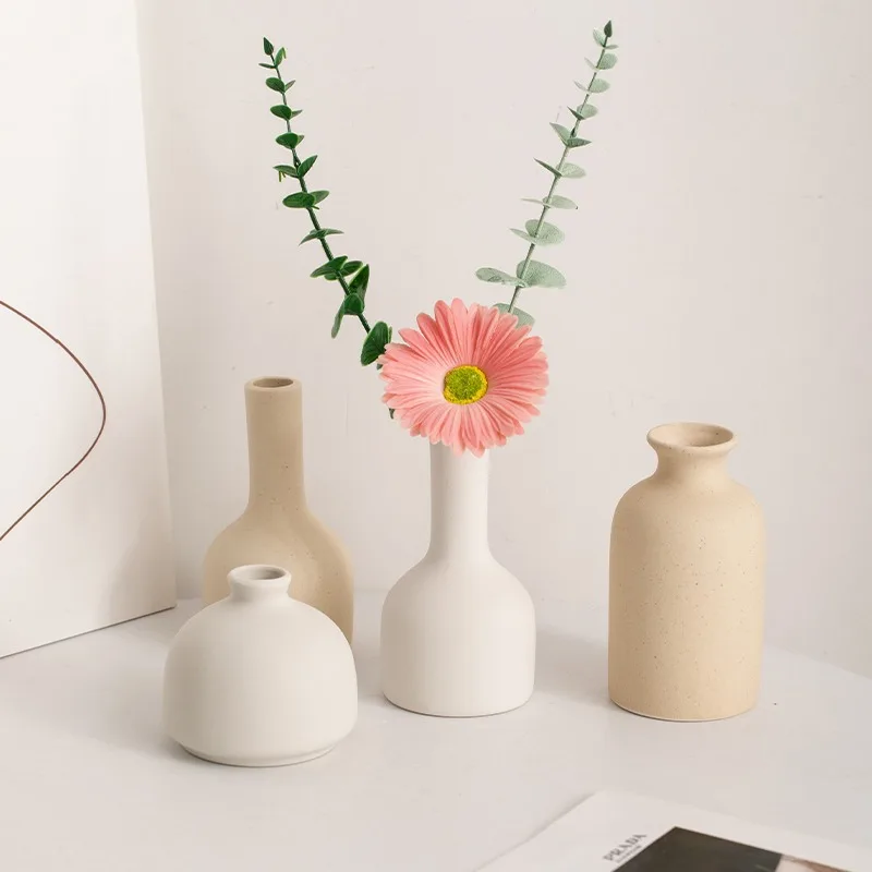 

Modern Creative Nordic Ceramic Vase Small Flower Pot Living Room Decorative Home Accessories