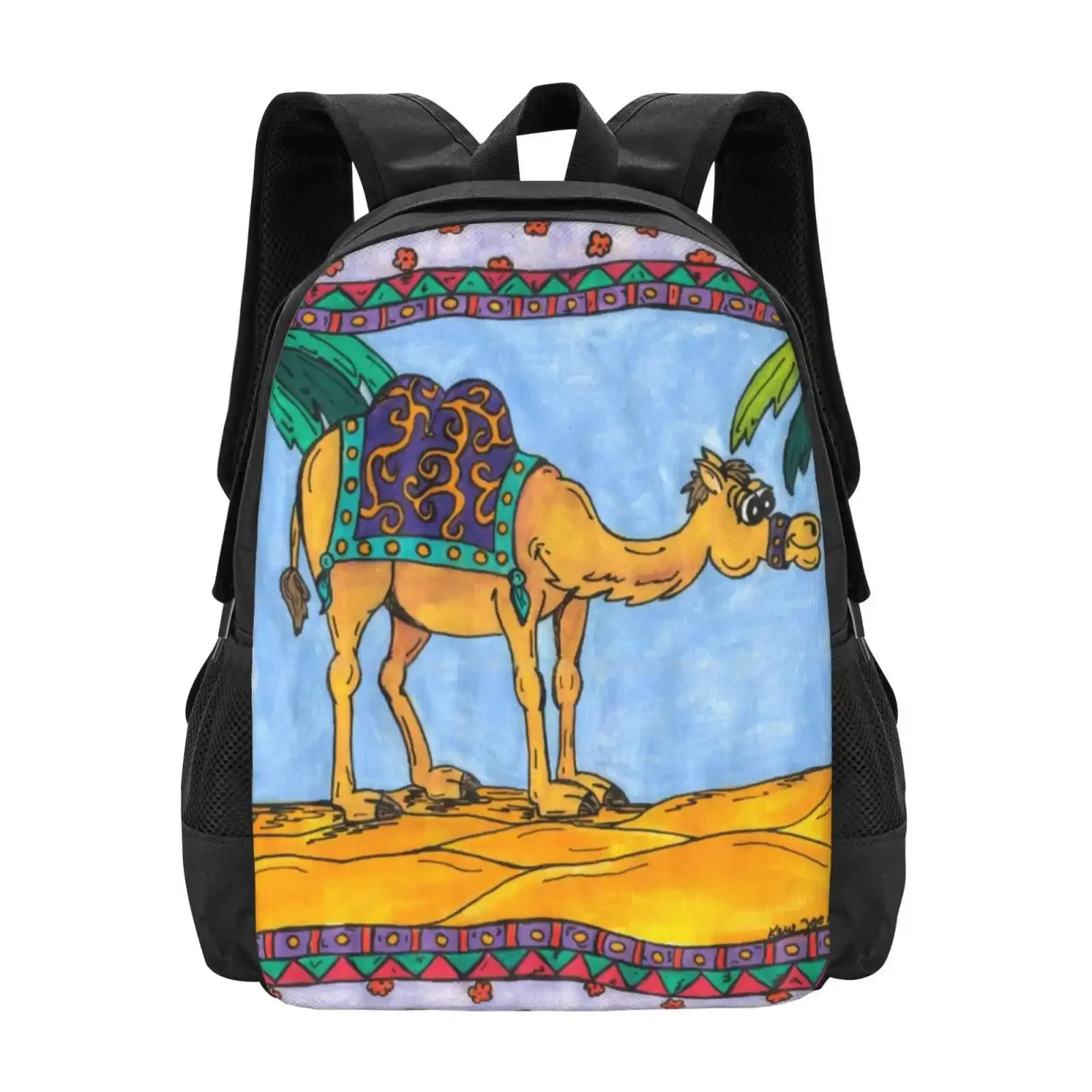 

Сумасшедший рюкзак для студентов, школьный ноутбук, дорожная сумка, художественные рисунки, рисунки изображений Kewzoo