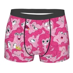 Sexy Boxer Pinkie Pie Mess MLP Shorts Panties Men Underwear Cartoon Breathable Underpants for Male