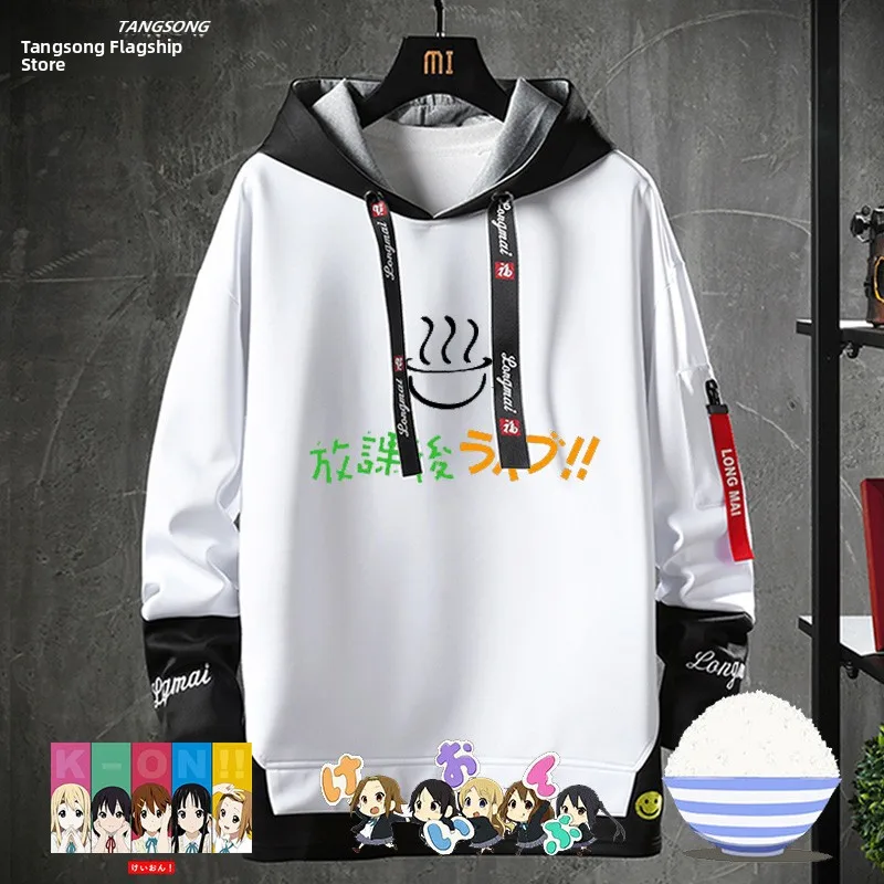 

Толстовка с капюшоном Light Sound S Girl Kon Otsuka Mio Hozumi Anime Fce Lined из смесового полиэстера, молодежная, с подкладкой