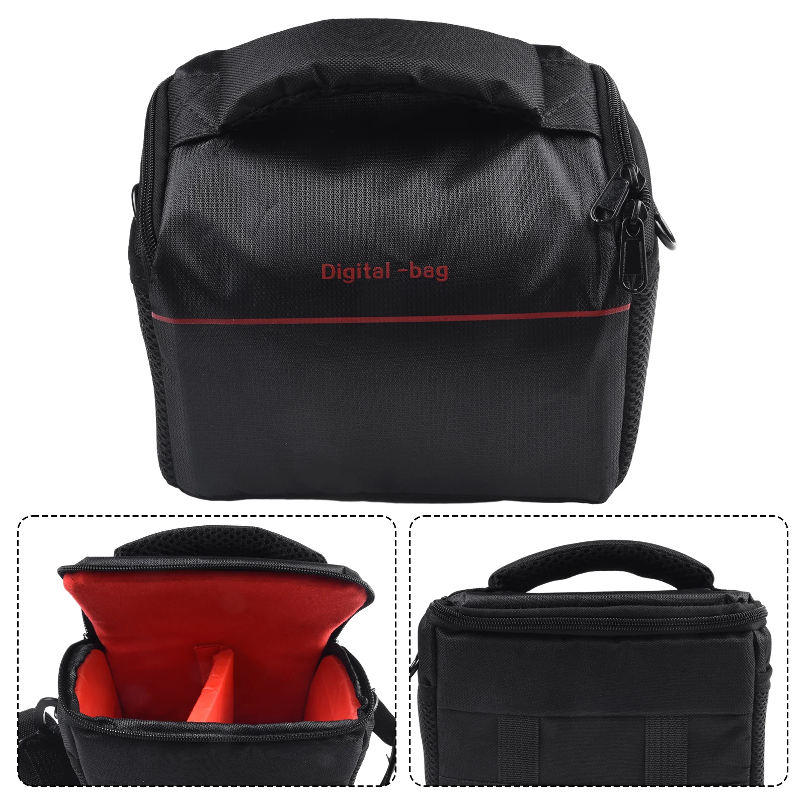 1PC Fashion Digital DSLR Camera Bag Shoulder Bag Waterproof Case Photography Photo Bag For Canon- Lens Pouch Bag New