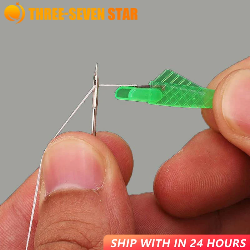 3/5/15PCS Fish Type Auto Needle Threader Wire Loop DIY Simple Threader For Sewing Embroidery Machine Simple Needle Fast Threader