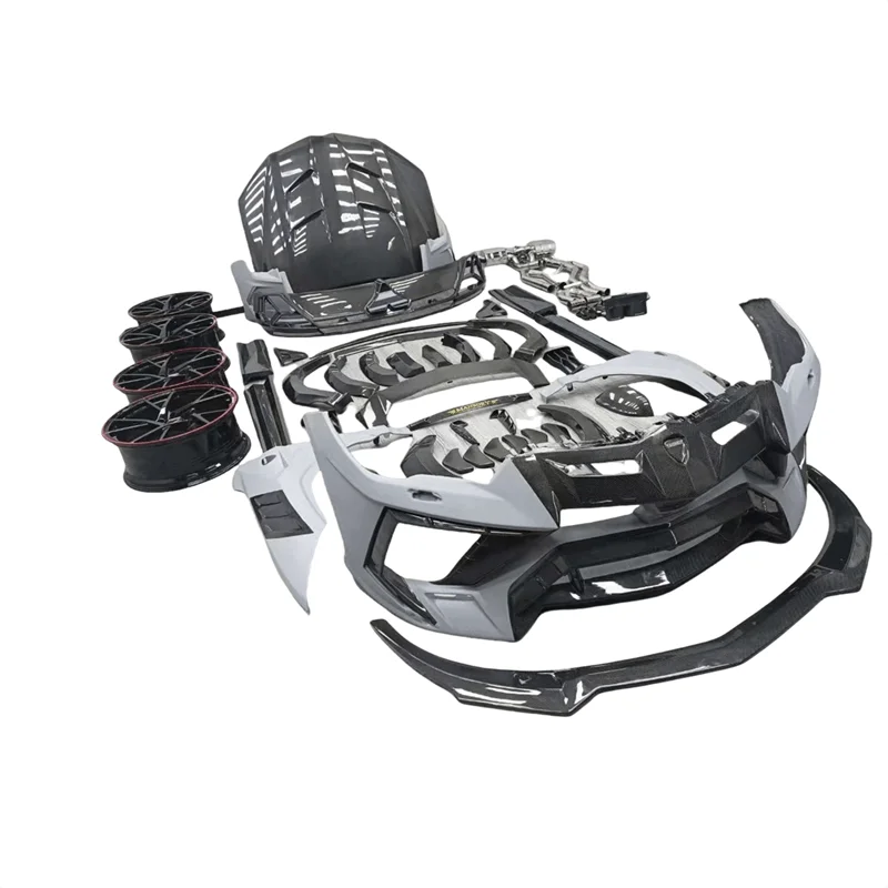 

M Style Half Carbon Fiber Body Kits for Urus 2018-2019 Car Hood Engine Cover Front Rear Bumper