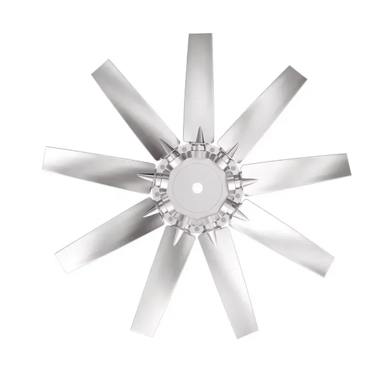 Aluminum Alloy Die Casting Fan Impeller Blade for Fog Cannon Machine and Hovercraft OEM/ODM Customizable Adjustable Angle