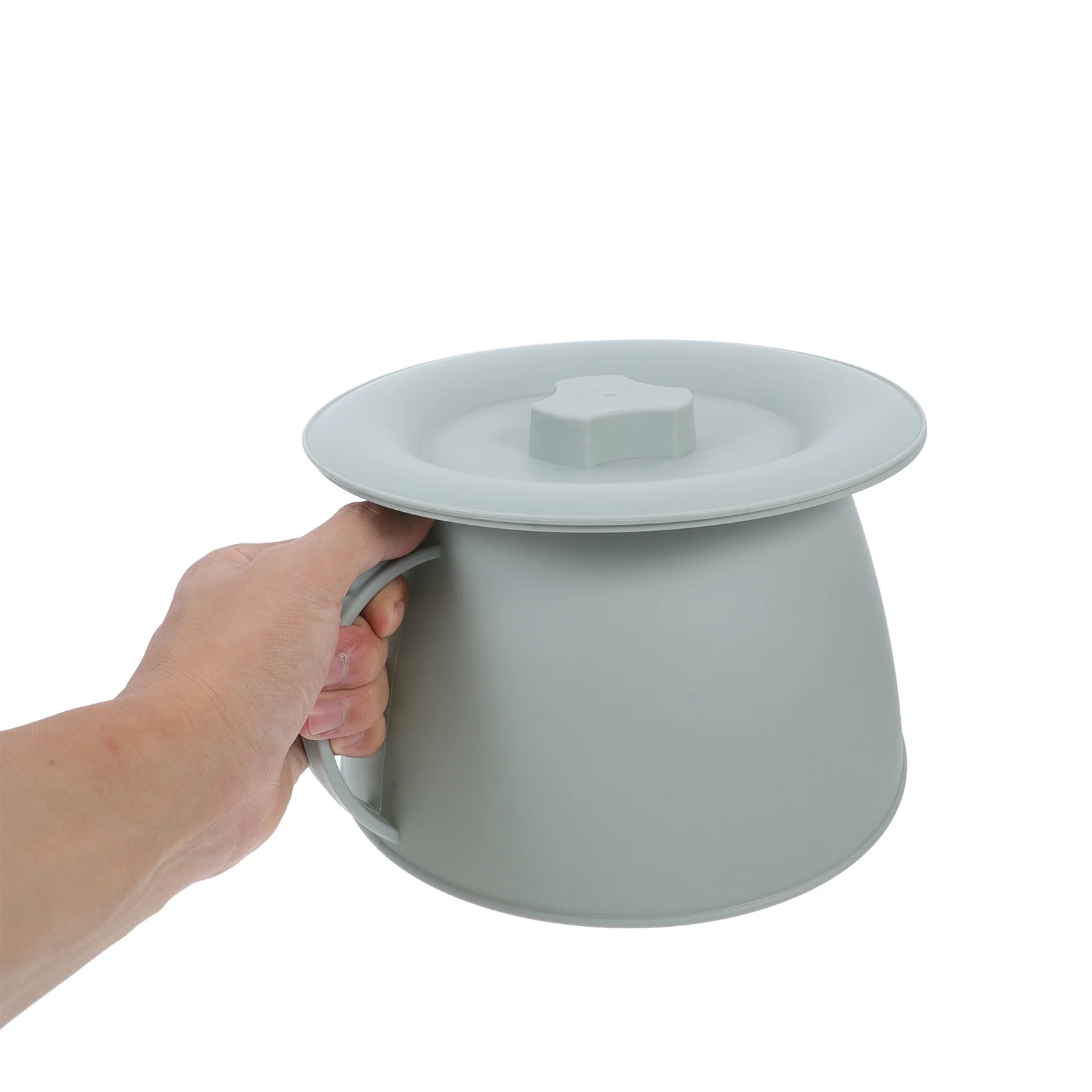 Пластиковый горшок с ручкой, прочное ведро для мочи для семейного использования, портативный туалет для кемпинга, путешествий, восстановления в больнице