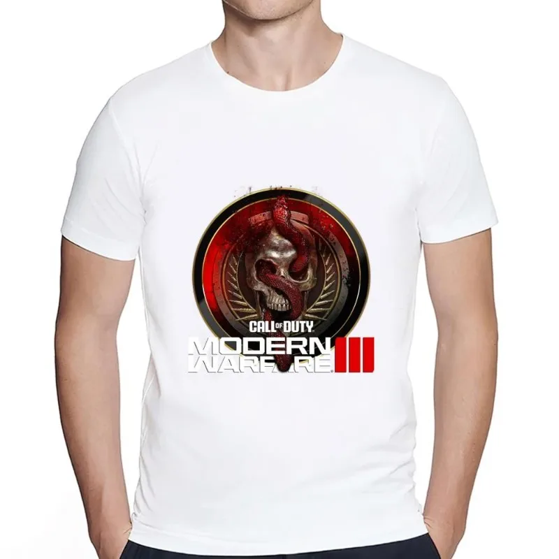 Game Call of D-Duty Modern Warfare 3 T Shirt Men Couple Combination Clothes Short Sleeve Collar Fashion Women Cotton