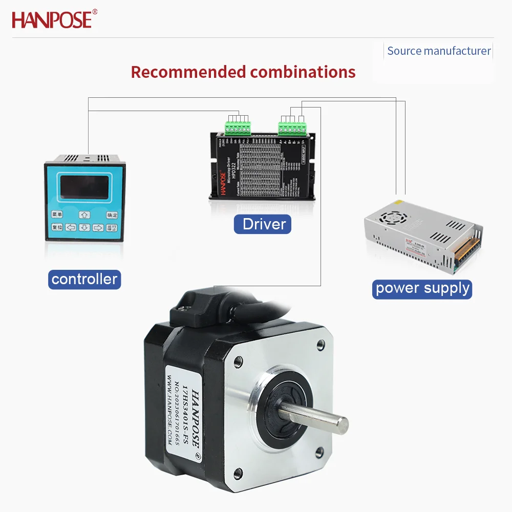 

NEMA17 17HS3401S-FS Waterproof Stepper Motor 0.28N.m 1.3A 3D Printing Accessories Motor Manufacturer Direct Sales NEMA17