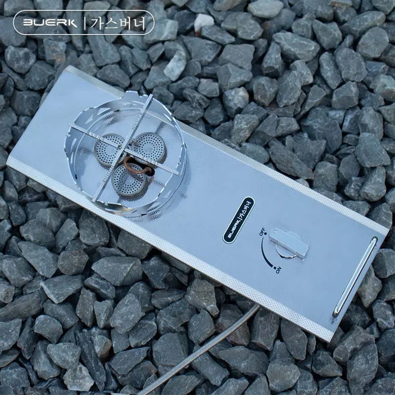 

BUERK Outdoor Camping Half Set IGT Outdoor Split Camping Portable Fierce Fire Windproof Gas Cassette Stove Barbecue 6500w