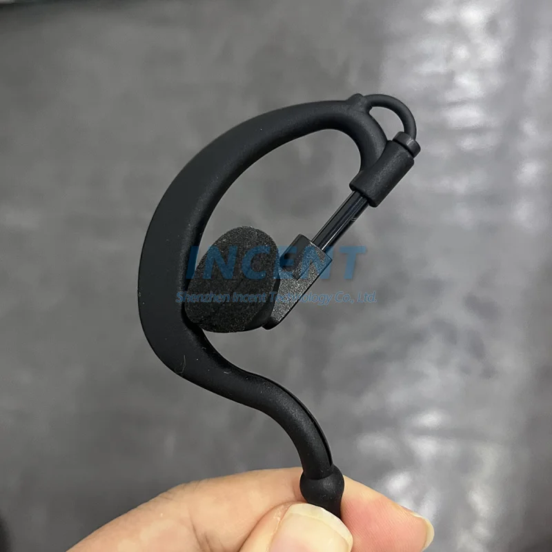 VOIONAIR G Shape Ear Hook Earphone Earpiece Headset Speaker PTT for Airbus EADS THR8 TH1N TETRA Radio
