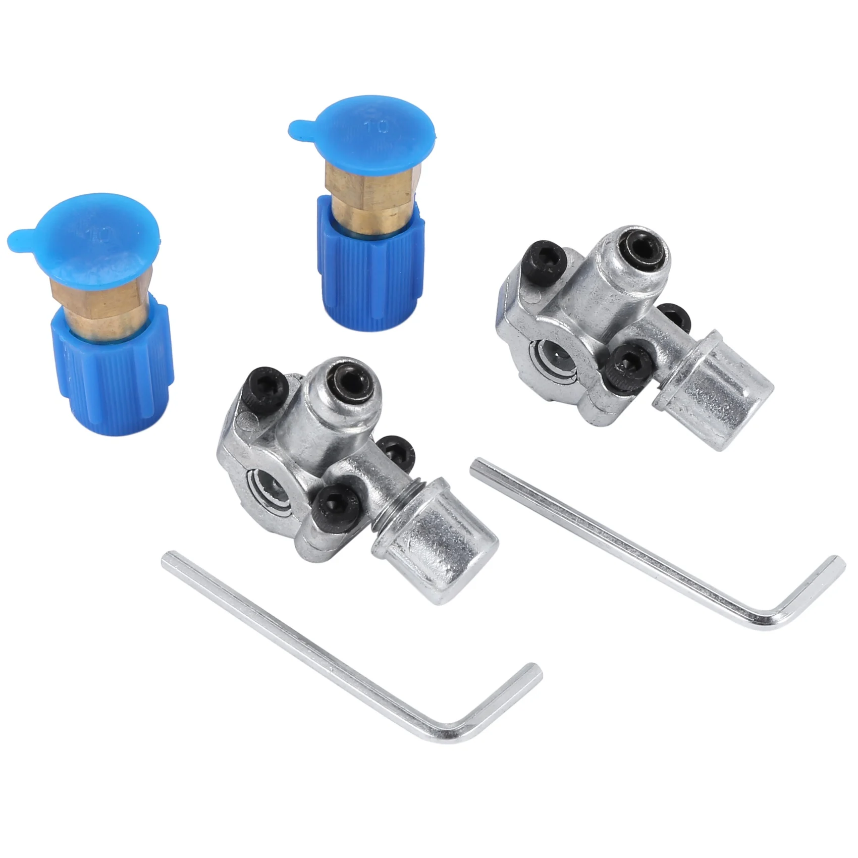 

2 Sets Air Conditioning Retrofit Valve with Dust Cap Converts R12 to R134A Piercing Tap Valve Replace Auto Accessories