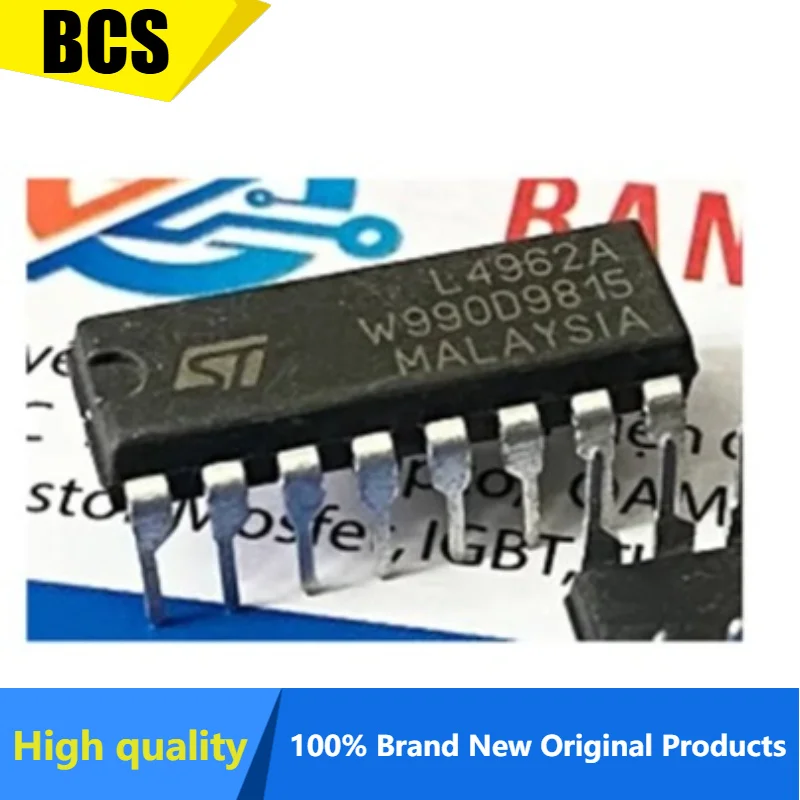 

10/50PCS L4962A L4962 DIP-16 Power Switching Regulator Brand New Original Ships Fast Bulk Inventory Bestselling Electronics