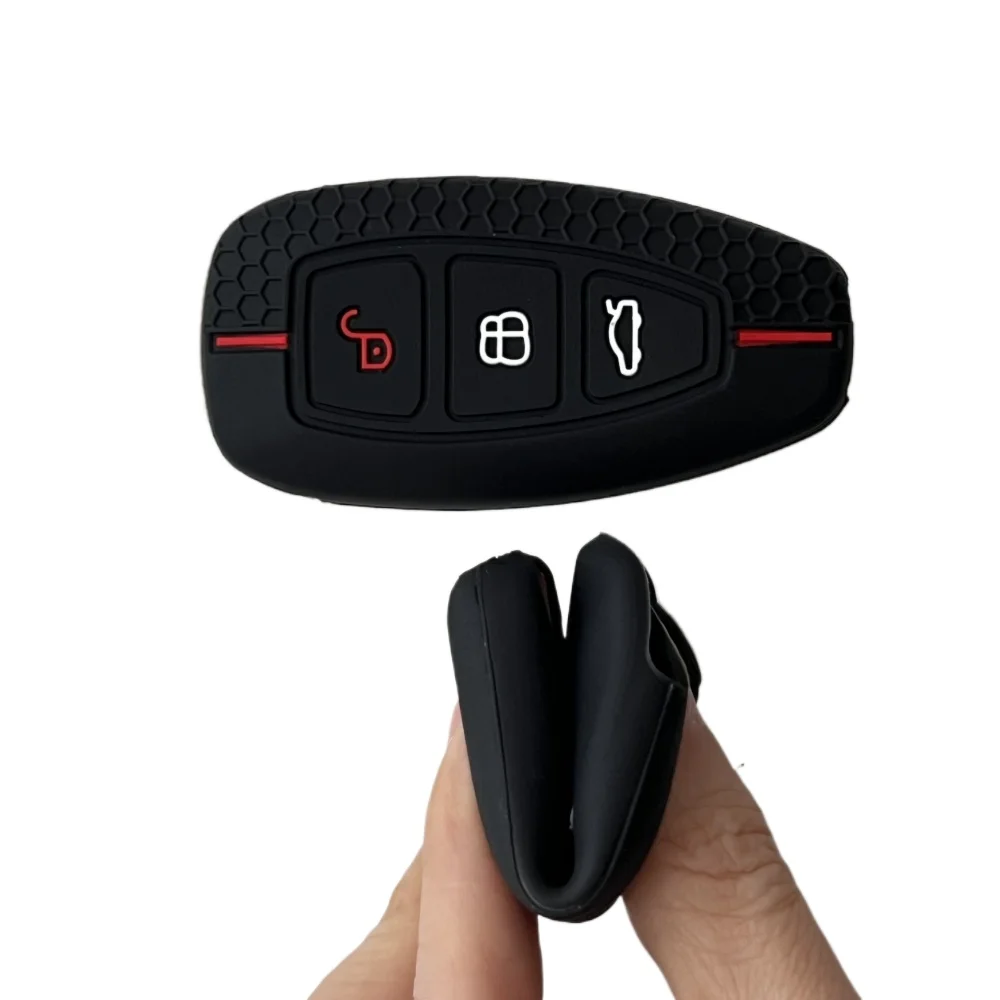 3 Button Key Cover For Ford Transit Custom Mondeo Fiesta Kuga ST Line MK3 Focus 3 Station Wagon Ecosport Case Key Protection view 6