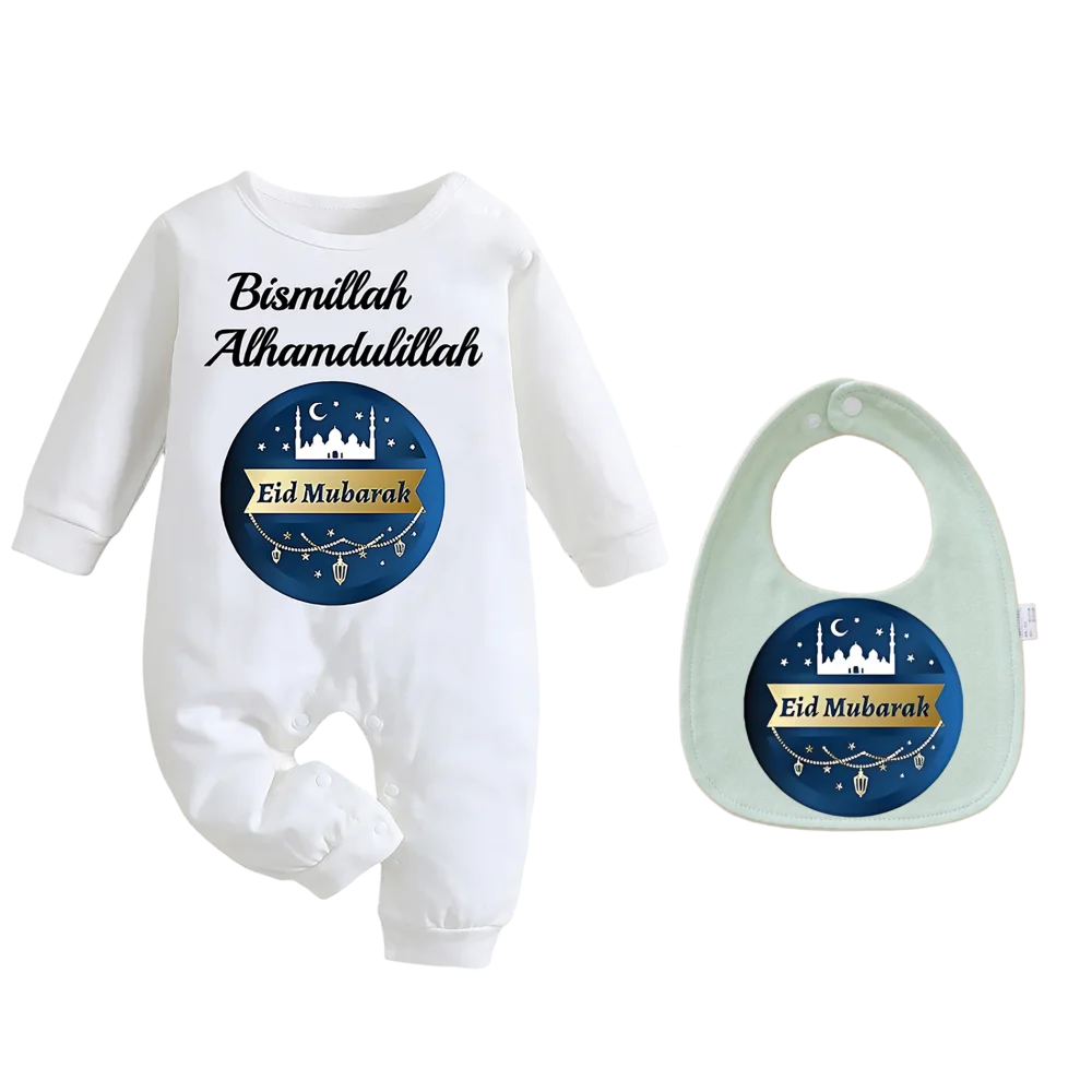 

Baby clothing leggings for boys and girls newborn one-piece suits 100 cotton 0-9M long sleeves/long pants newborn feeding bibs