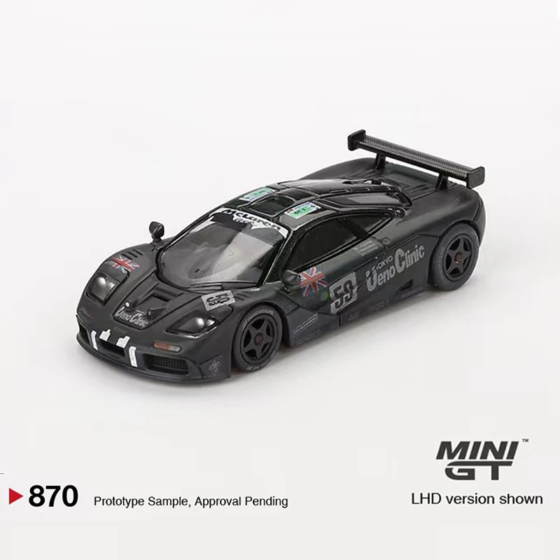 ما قبل البيع MINIGT 1:64 MCL F1 GTR # 59 1995 مجموعة ألعاب مجموعة نماذج ديوراما دييكاست لمانز 870