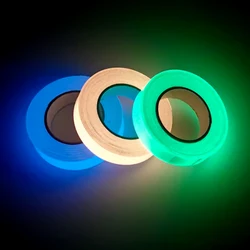 Luminous Tape Self-adhesive Fluorescent Warning Tape Night Vision Glow In Dark Safety Security Home Decoration Tapes Sticker