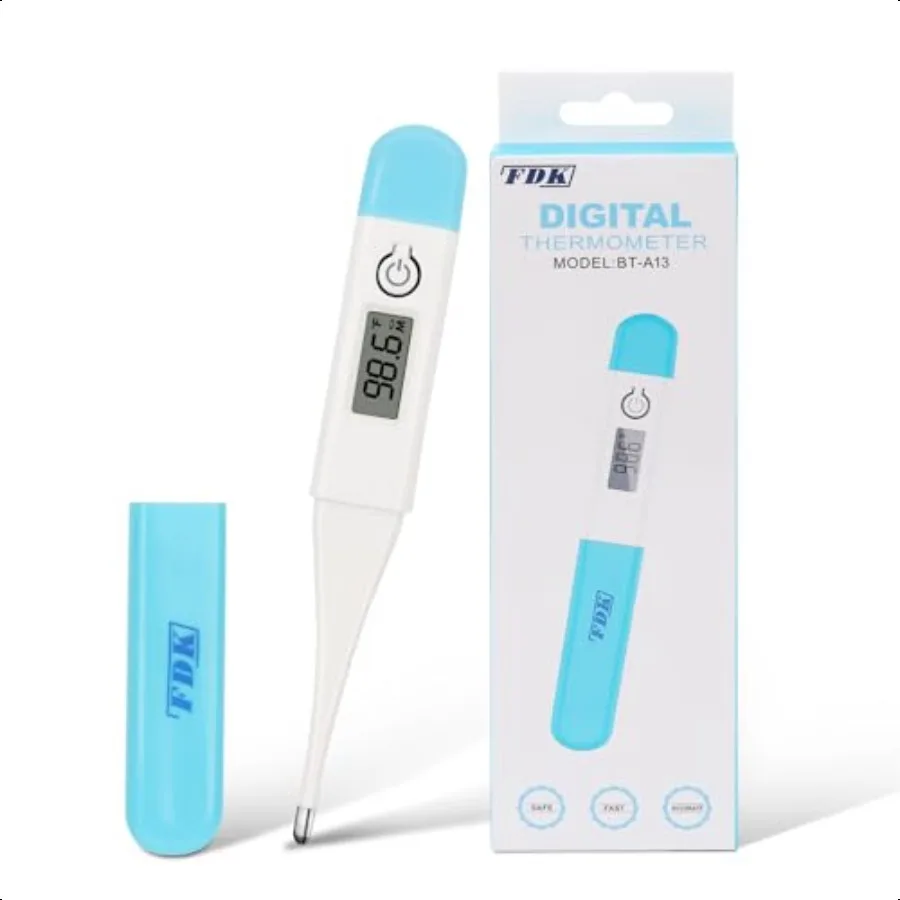 

Thermometers for Adults Digital Fast Accurate Reading Oral Thermometer for Baby Temperature WaterResistant Easye Read Probe Cov