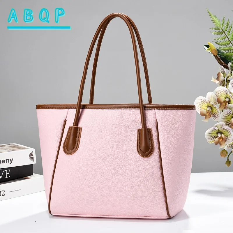 

New Women's Handbag Luxury Brand Fashion Personalized Women's Shoulder Bag PU Large-capacity Color Casual Women's Bag