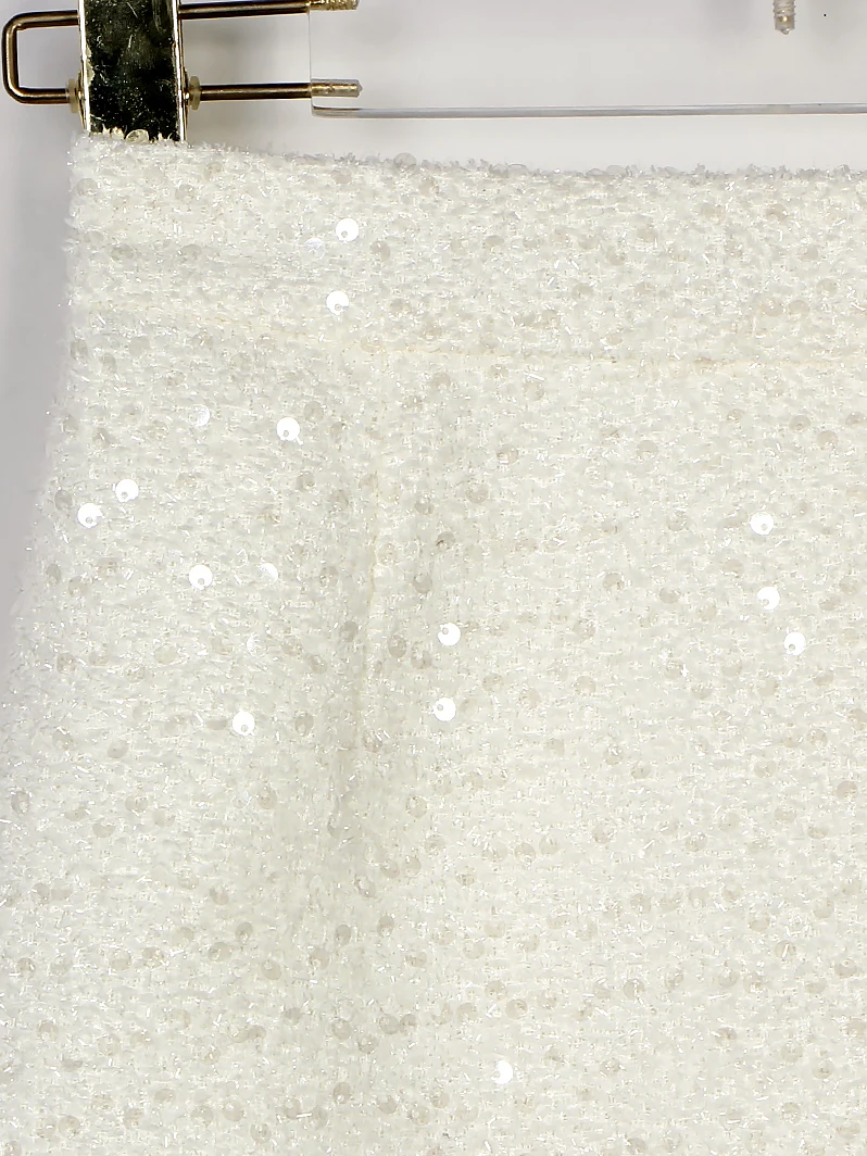 2025 fashionable, elegant, age-reducing, noble, light luxury, socialite style and heavy industry sequined skirt