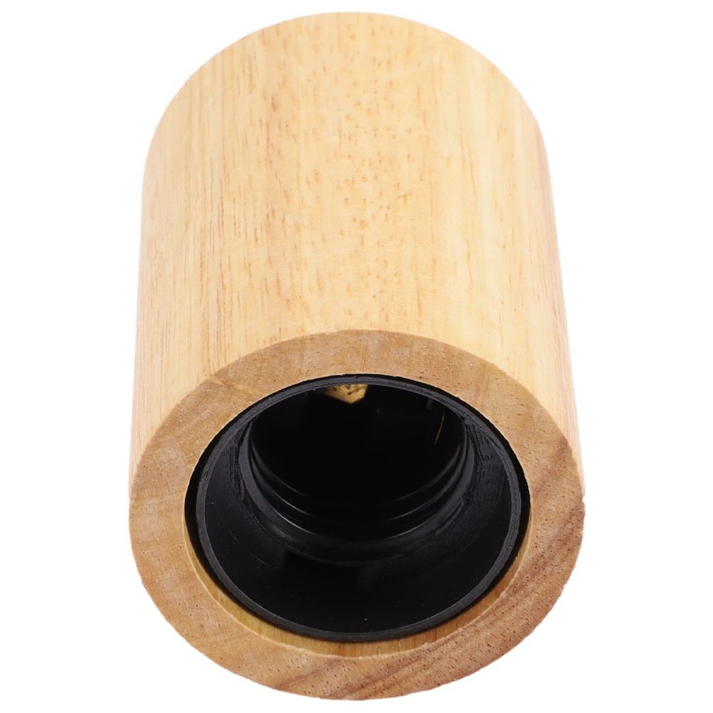 

2Pcs Wooden Bulb Socket E27 Base Creative Lamp Holder for Bedroom Coffee Shop Dining Room Vintage Light Socket Base Holder