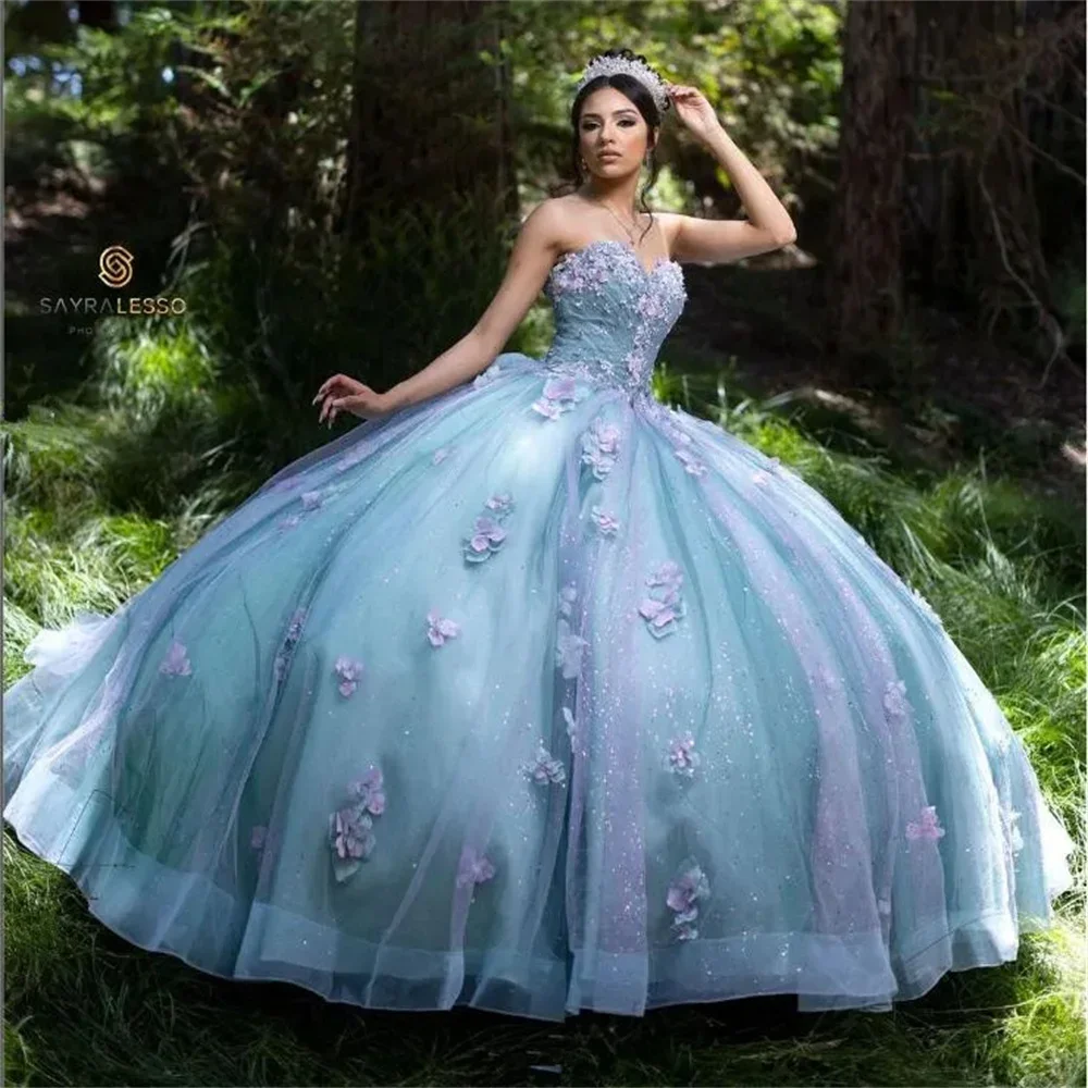 Angelsbridep-vestido De baile De Quinceañera De 15 Años, traje De princesa púrpura dulce 16, 2025