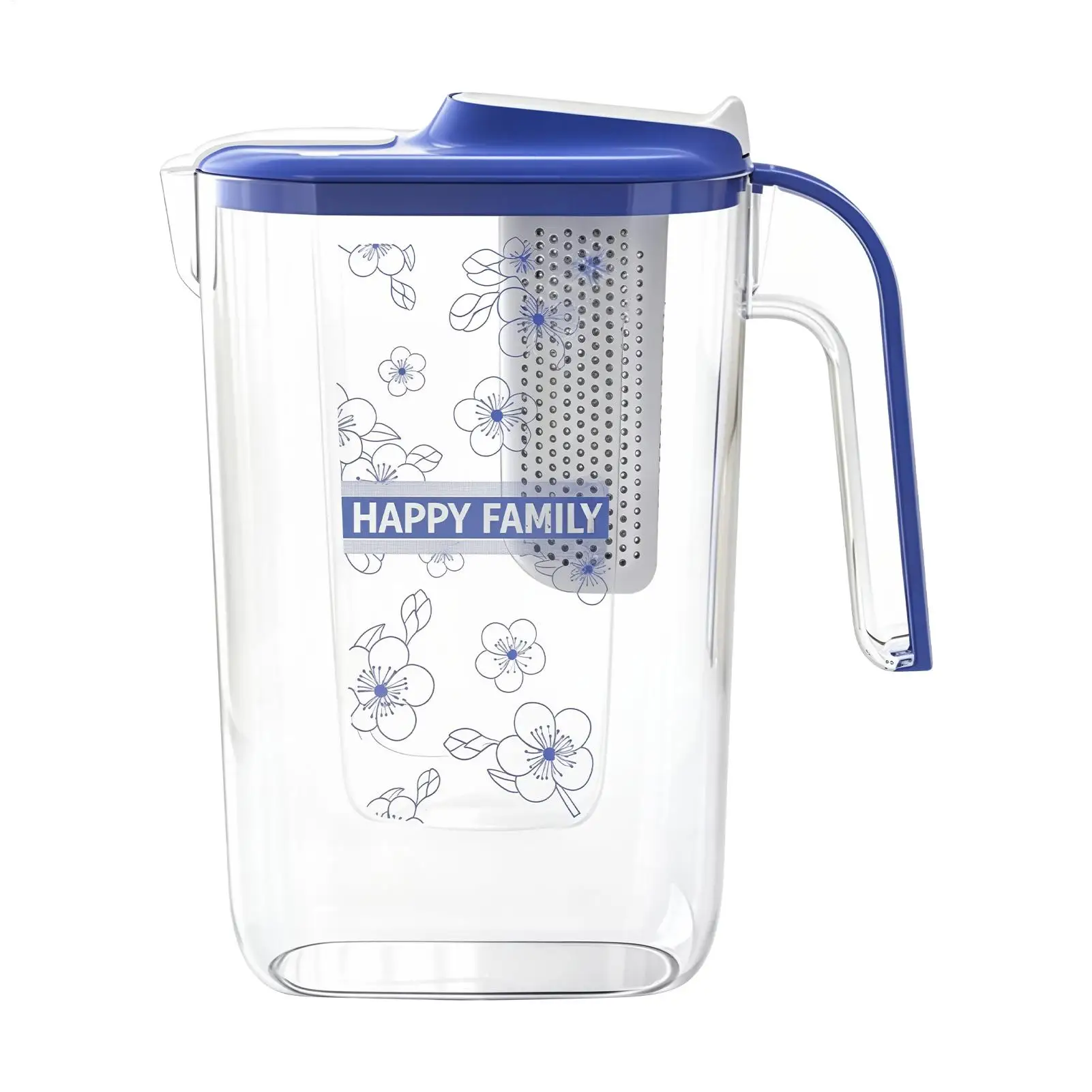 2200ml Cold Water Pitcher ABS With Tea Strainer Water Kettle Drop Water Bottle Summer resistant Large Capacity