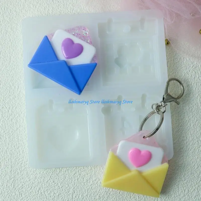 573B Moldes Pingente Série Dia Namorados Material Silicone Ferramentas Fabricação Manual DIY