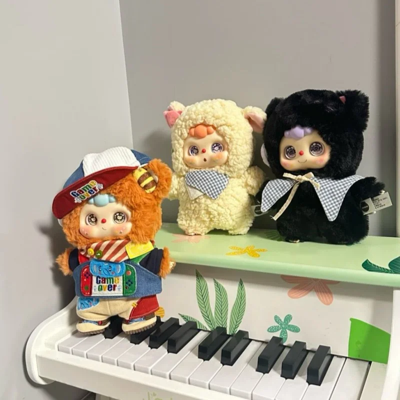 В наличии Doubao V3 Baby Academy Series, плюшевая слепая коробка, сумка, украшение, кулон, кукла, загадочная коробка, фигурка, рождественский сюрприз, подарочная игрушка