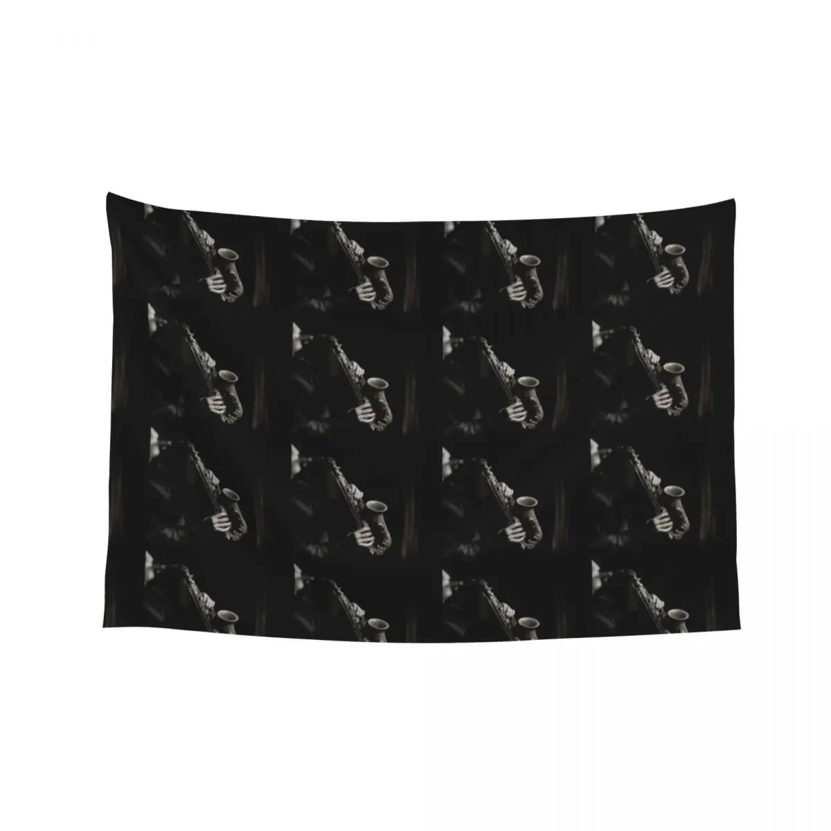 

Saxophone en noir & blanc Tapestry Bathroom Decor Home Decorations Aesthetic Room Ornaments Carpet Wall Tapestry