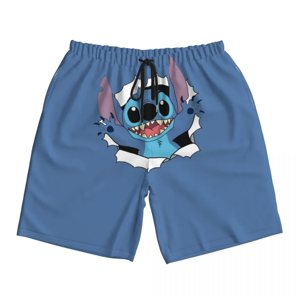 

Лило Стич Kawaii мультфильм спортивный купальник в стиле Харадзюку женские плавки пляжный принт короткие брюки гавайские летние мужские шорты