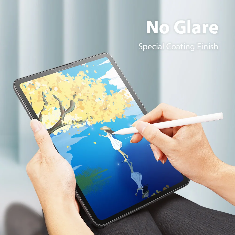 Write and Draw Like on Paper Tempered Film for IPad 11th A16 Pro Air 13 11 M3 M2 M4 M5 2025 12.9 