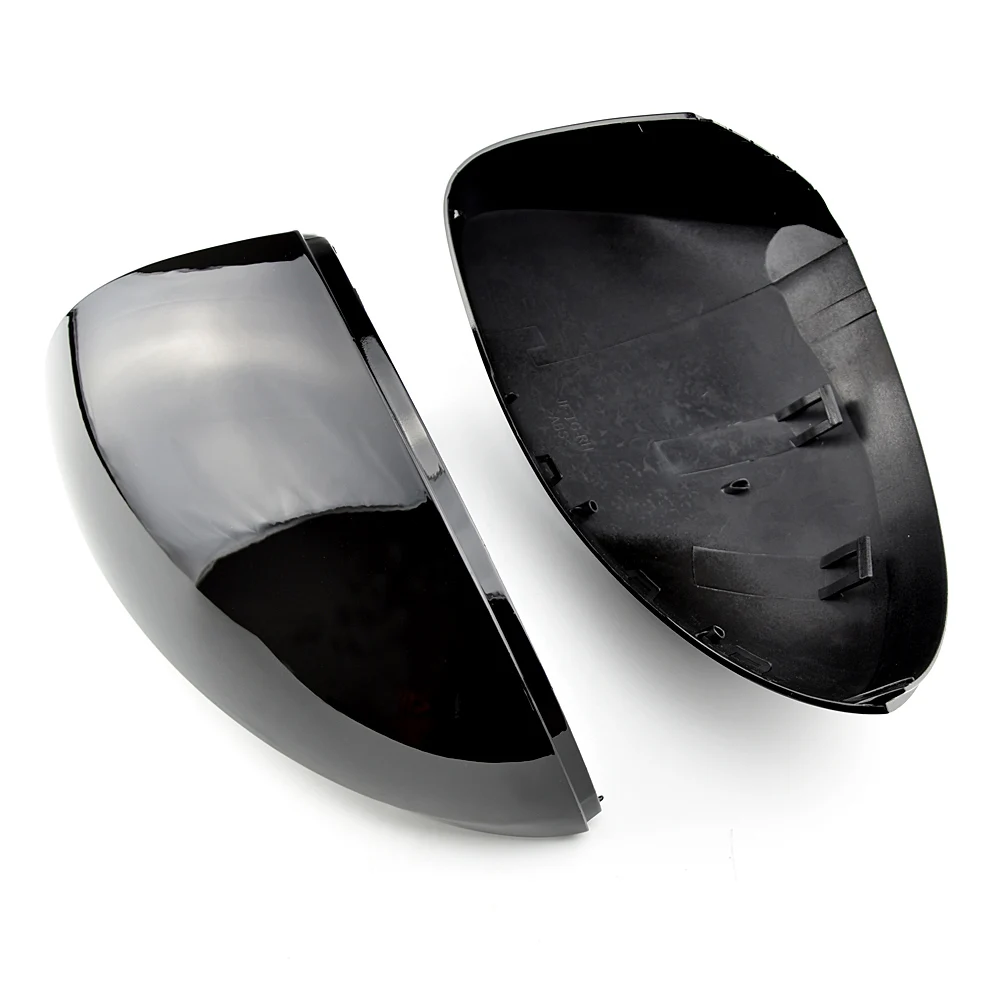 

Bright black and Carbon Look black Mirror Cover Rearview Side Mirror Cap Housing For VW Tiguan Sharan For Skoda Yeti