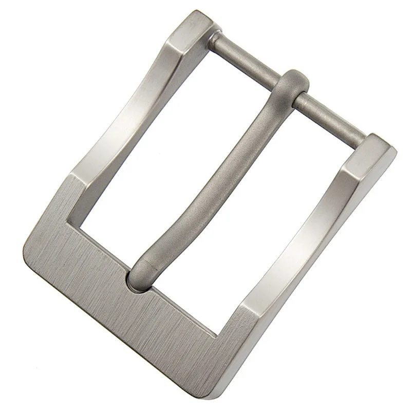 35/40 مللي متر التيتانيوم النقي غير قابل للصدأ دبوس مشبك حزام الرأس-التيتانيوم معدن الجلد ودية الترفيه تنوعا الرجال مشبك حزام الموضة