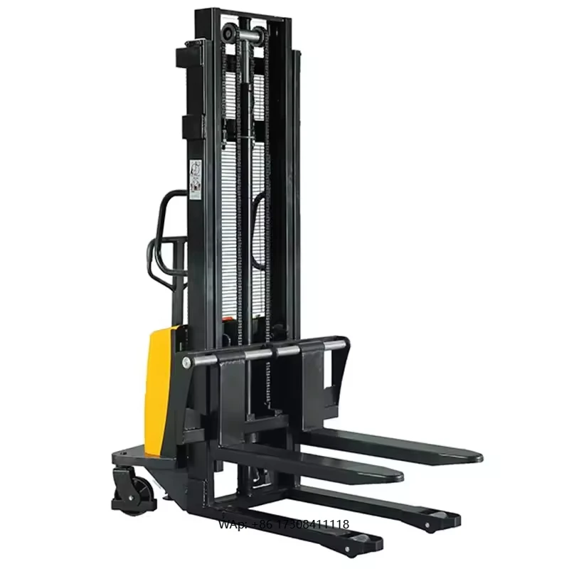 

1t Semi Electric Semi Electric Pallet Truck Hydraulic Manual Forklift Hand Pallet Lift Stacker