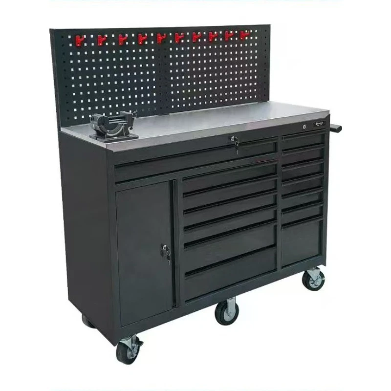 Multifunctional Heavy Tool Cart 14 Drawer Car Maintenance Tool Cart