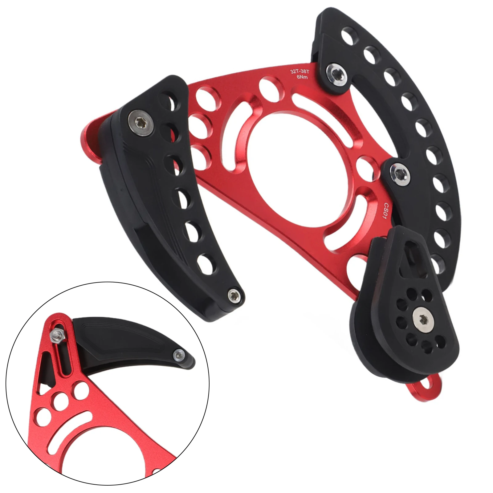 

Aluminum Alloy Single Disc Chain Guide Offroad Cycling Mountain Biking Chain Guide For ISCG05 Chainring Range 32-38T
