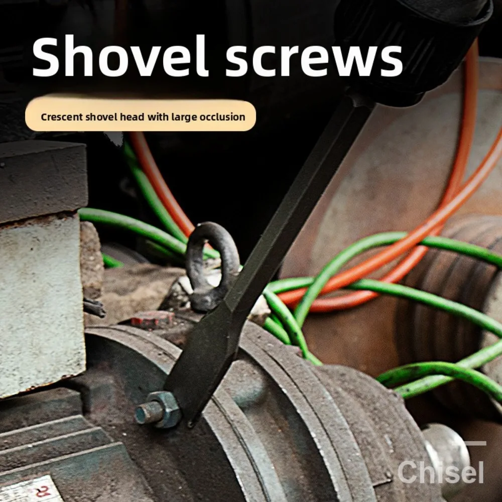 

High-quality Hexagonal Shank Slotting Flat Chisel Silver Flat Head Impact Drill Bit High Hardness Steel Impact Bit Cement