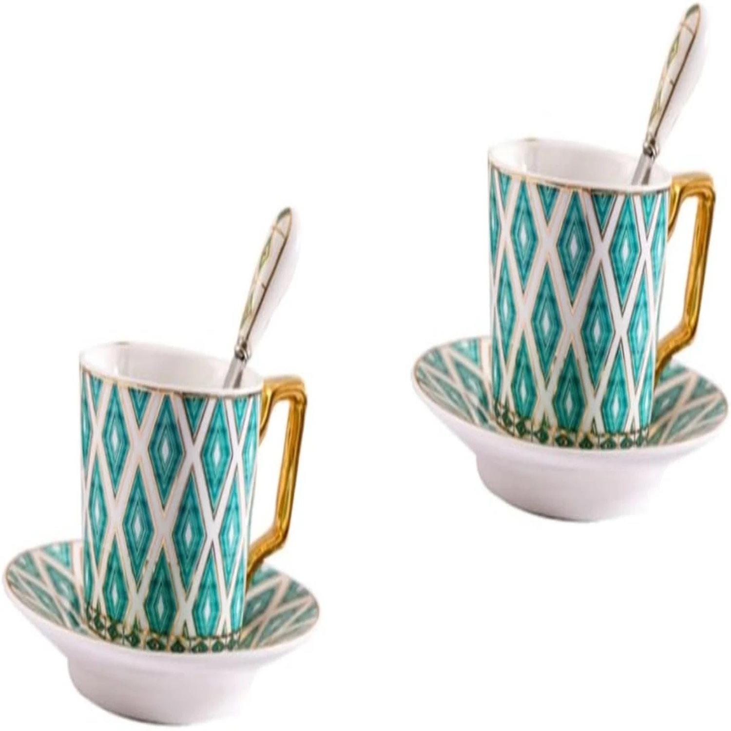 

Make your morning routine more luxurious with this Stunning, Elegant cup set, a Chic addition to any home. Perfect for serving t