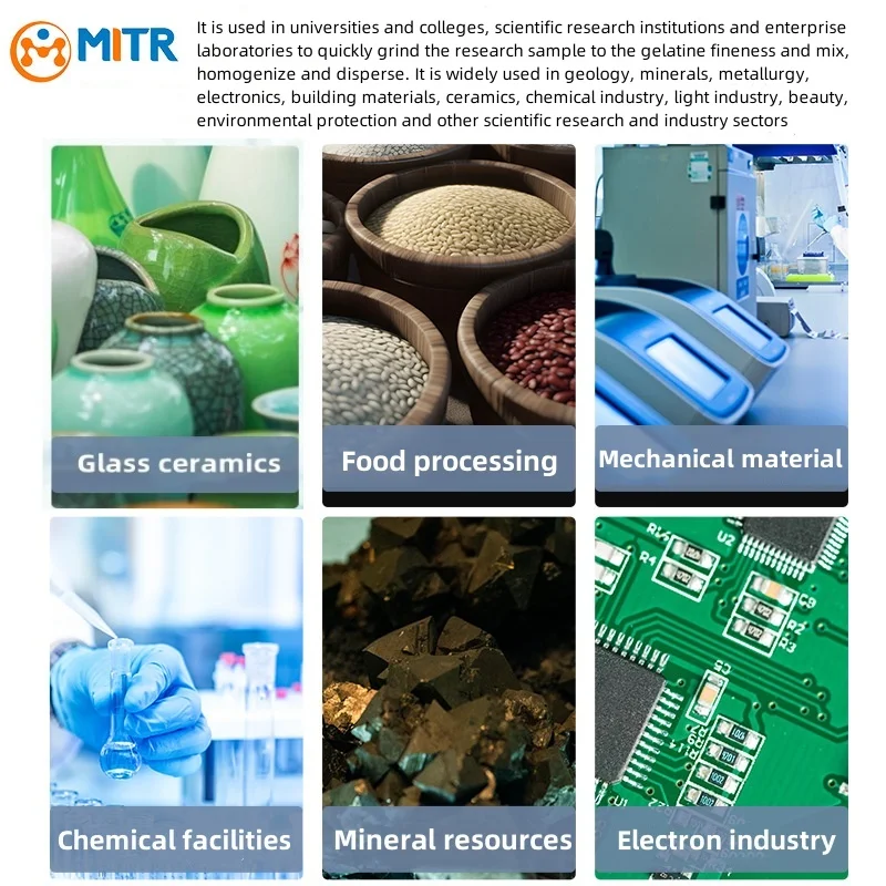 MITR Liquid Nitrogen Grinding Machine Nano Particle High Speed Planetary Ball Mill Laboratory Cryogenic Ball Mill