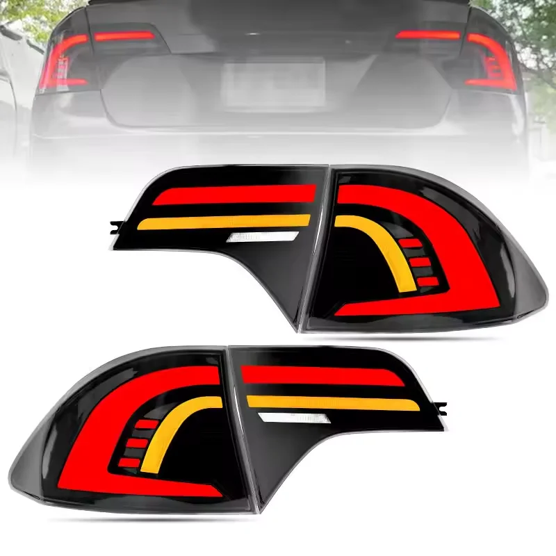 

1Pair LED Tail Light Brake Lamp For Honda Civic Sedan 2006~2011 Start up Animation Brake Rear Light Sequential Turn Signal Lamp