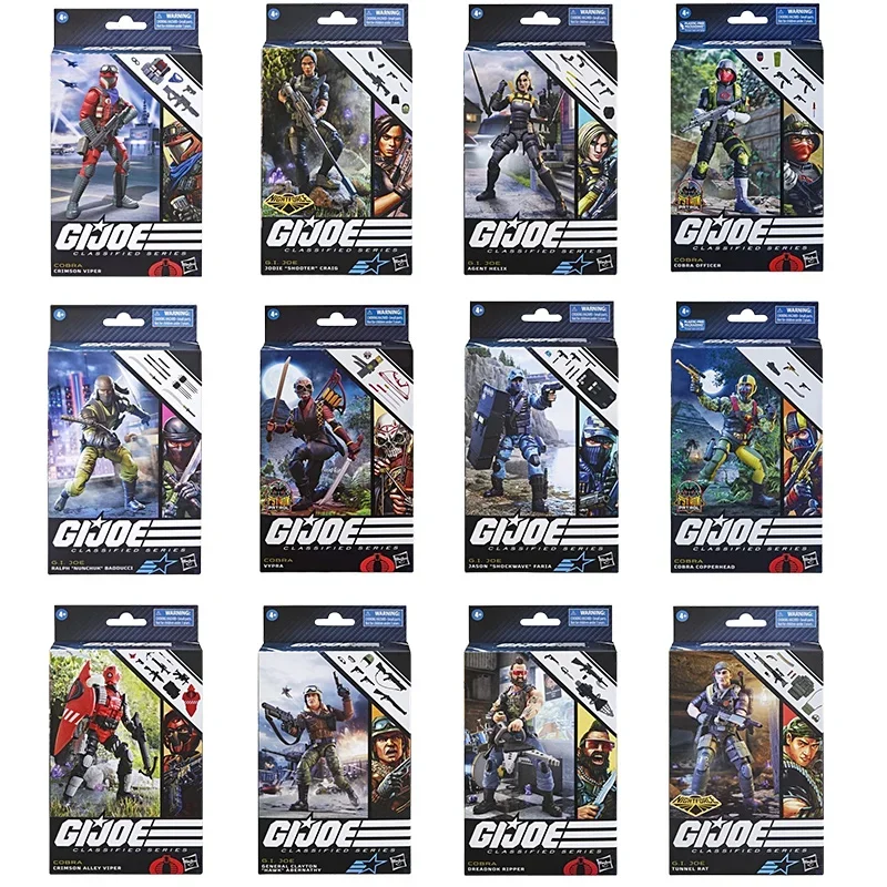 Nuevo Original Hasbro G.I.JOE serie clasificada túnel rata Copperhead Cobra oficial Dreadnok Ripper agente hélice figura Original