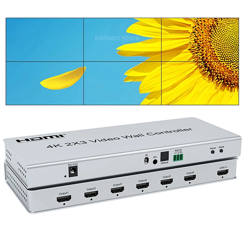 4K 2X3 Video Wall C…