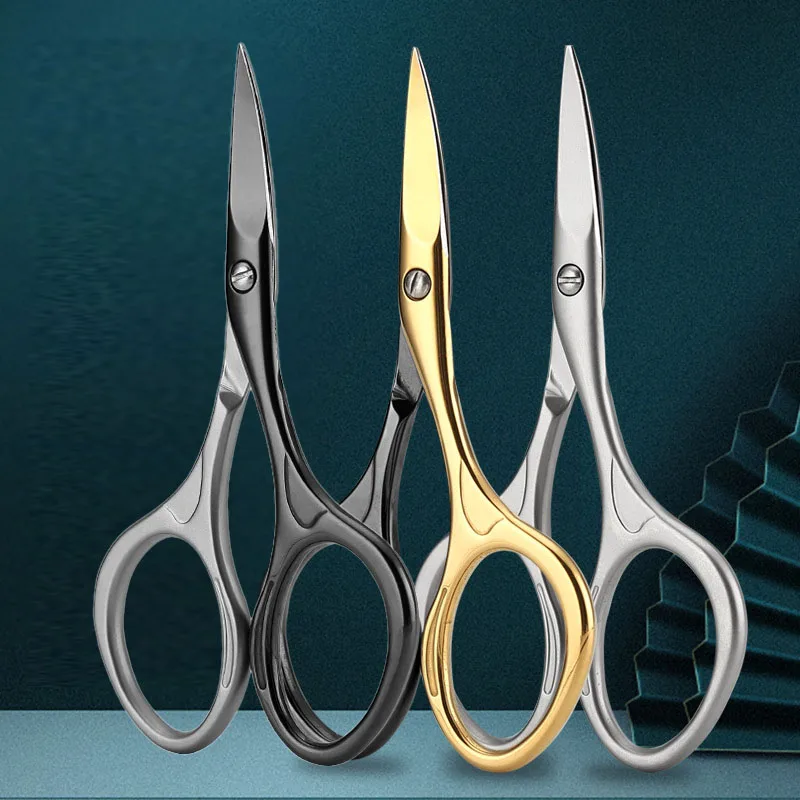 

[Ножницы из нержавеющей стали] 1 шт. профессиональные ножницы для ногтей из нержавеющей стали | Изогнутый эргономичный дизайн для точной резки, мульти
