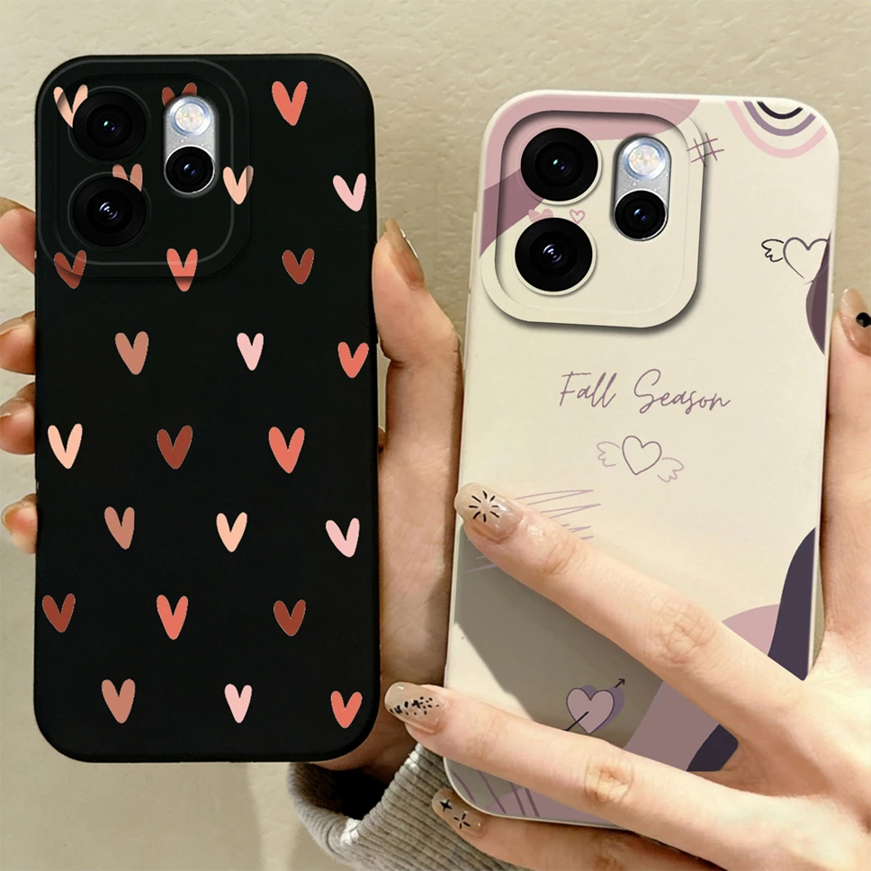 Case For Oppo Reno15 Pro Max 5G Pretty Flower Silicone Soft Cases Shockproof Phone Cover For Oppo Reno15Pro Max Slim Funda