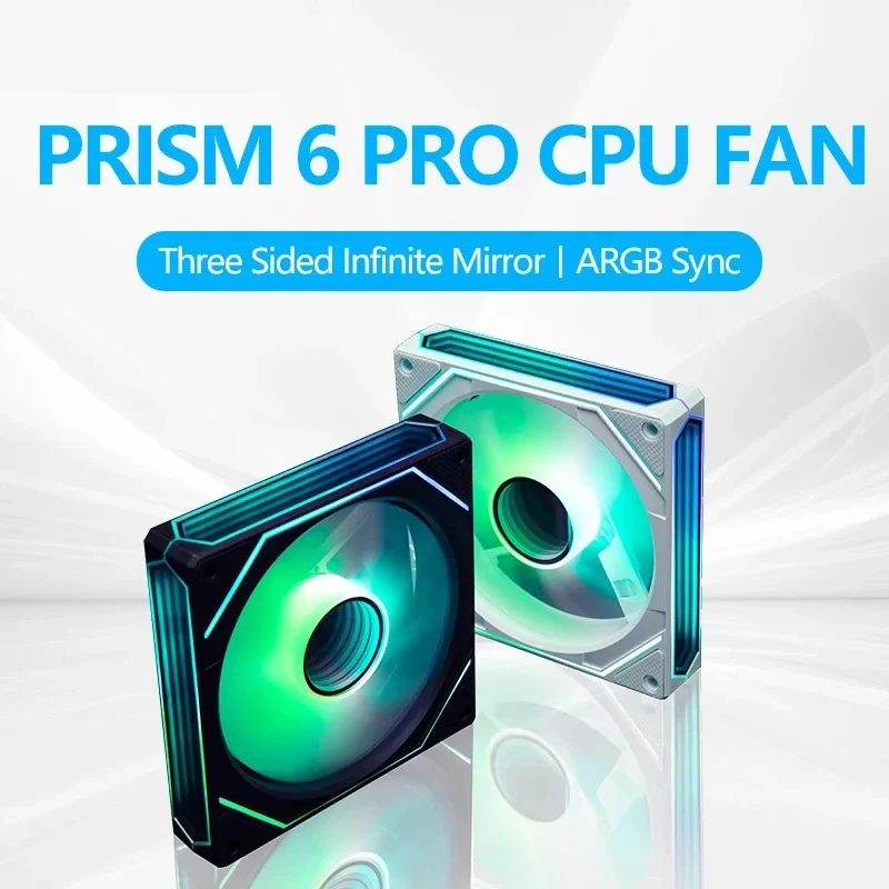 

Prism 6PRO ARGB case fan infinite mirror lighting&F120-3in1 120mm CPU fan PWM,1600RPM/61.5CFM/for cases/CPU coolers