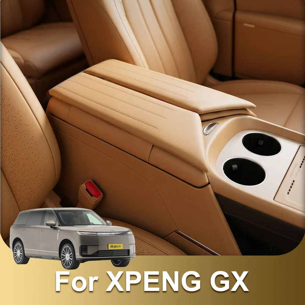 

Fit For Xpeng GX Special Armrest Box Height Pad Automotive Modification Supplies Original Color Leather Protective Pad