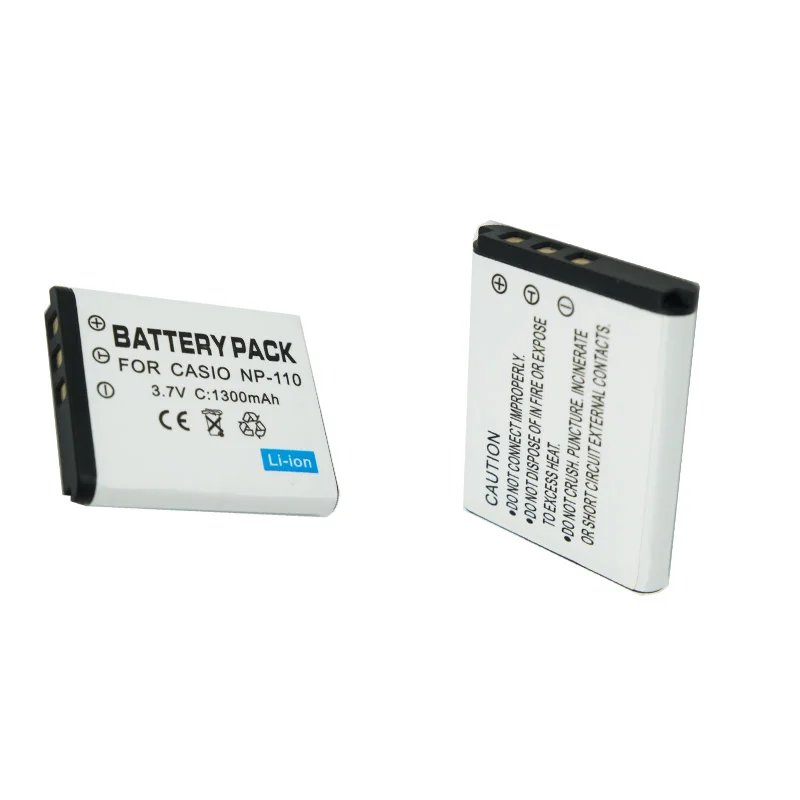1300mAh NP-110 NP110 Camera Battery or Charger For CASIO EX-ZR10 ZR15 ZR20 ZR50 ZR55 ZR60 Z2000 Z2300 Z3000 Camera Battery