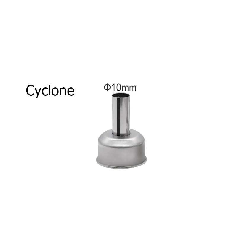 45 Graden Gebogen Gebogen Heat Gun Nozzle Mouw Voor Atten ST-862D Bga Rework Station Vervanging Tips Rechte Cycone Mond Hoofd