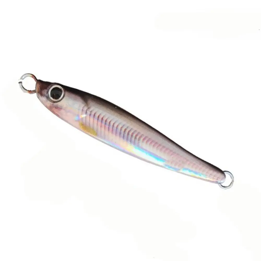 Versatile 2pcs Metal Jig Lure No Hook UV Coating S-Shape Jig All Water Layers 10g 20g Biomimetic Fishing Lure For Pike