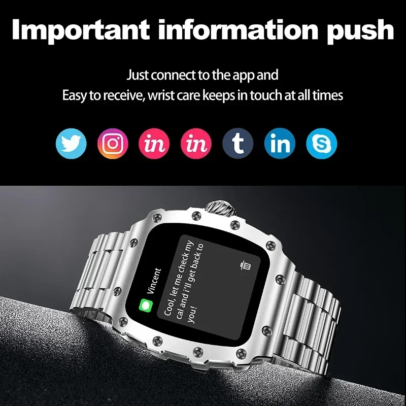 New Trend Smart Watch 1.76 inch AMOLED 3D Dynamic Dial IP67 Waterproof Bluetooth Call NFC Voice Assistant Men Sports Smartwatch view 4